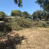 Brush pile and yard debris cleanup in Flora MS